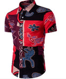 Short Sleeve Polo Shirt 2 Piece Men Set Suit Casual Shorts Camo Golden  Sport Wear Floral Beach Hawaiian Shirt Print Graphic