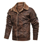 Winter Fur Leather Jacket Mens Suede Leather Jackets Men Faux Fur Thick Warm Suede Jacket Men Motorcycle Jacket Men