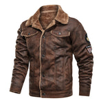 Winter Fur Leather Jacket Mens Suede Leather Jackets Men Faux Fur Thick Warm Suede Jacket Men Motorcycle Jacket Men