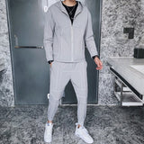 Tsingyi Reflective Multi-pocket Shirts+Ankle-length Cargo pants 2pcs Sets Tracksuit Men Women Couples Streetwear Reflect Sets