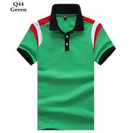 Polo shirt men jersey Short sleeve casual polo New spell color breathable Male polo homme Lapel t shirt