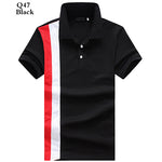 Polo shirt men jersey Short sleeve casual polo New spell color breathable Male polo homme Lapel t shirt