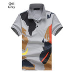 Polo shirt men jersey Short sleeve casual polo New spell color breathable Male polo homme Lapel t shirt