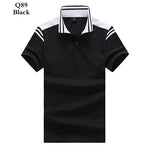 Polo shirt men jersey Short sleeve casual polo New spell color breathable Male polo homme Lapel t shirt