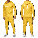 2019 Fashion Hoodie Men's Sweatshirt Jogger Sports Pants Set 23 Print Tracksuit Men's Set Winter Hoodie Pants 2 Piece Set