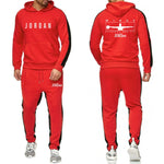 2019 Fashion Hoodie Men's Sweatshirt Jogger Sports Pants Set 23 Print Tracksuit Men's Set Winter Hoodie Pants 2 Piece Set