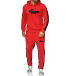 2019 New Brand men crocodile Tracksuit hoodie+sweatpants chandal hombre men thermal jogging homme Sportswear Fleece Thick Suit