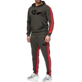 2019 New Brand men crocodile Tracksuit hoodie+sweatpants chandal hombre men thermal jogging homme Sportswear Fleece Thick Suit