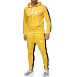 2019 New Brand men crocodile Tracksuit hoodie+sweatpants chandal hombre men thermal jogging homme Sportswear Fleece Thick Suit