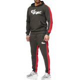 2019 New Brand men crocodile Tracksuit hoodie+sweatpants chandal hombre men thermal jogging homme Sportswear Fleece Thick Suit