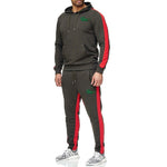 2019 New Brand men crocodile Tracksuit hoodie+sweatpants chandal hombre men thermal jogging homme Sportswear Fleece Thick Suit