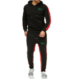 2019 New Brand men crocodile Tracksuit hoodie+sweatpants chandal hombre men thermal jogging homme Sportswear Fleece Thick Suit